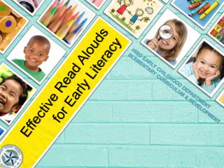 Effective Read Alouds for Early Literacy