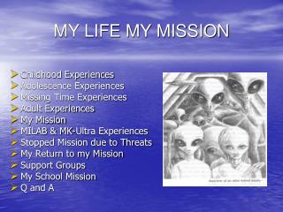 MY LIFE MY MISSION