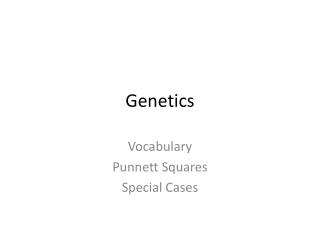 Genetics