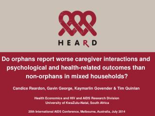 Do orphans report worse caregiver interactions and