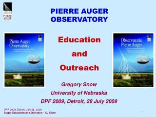 PIERRE AUGER OBSERVATORY