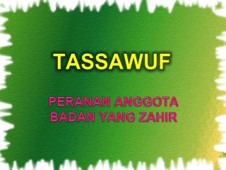 TASSAWUF