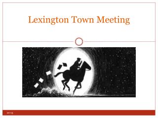 Lexington Town Meeting