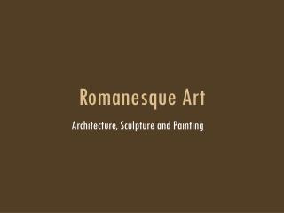 Romanesque Art