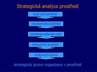 Strategická analýza prostředí
