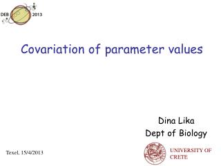 Covariation of parameter values