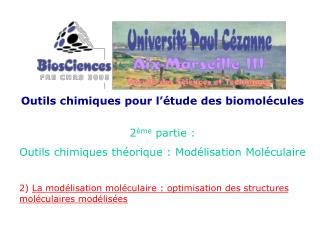 Outils chimiques pour l’étude des biomolécules 2 ème partie :