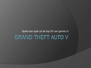 Grand theft auto V