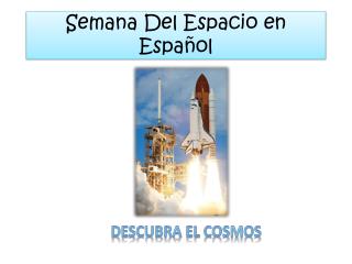 Semana Del Espacio en Español