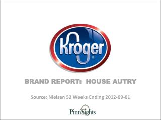 Source: Nielsen 52 Weeks Ending 2012-09-01