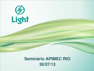 Seminário APIMEC RIO 30/07/13