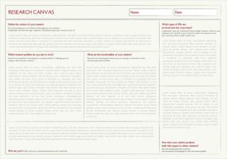 Research canvas