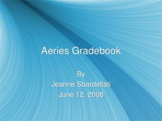 Aeries Gradebook