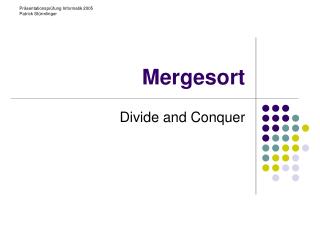 Mergesort