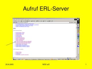 Aufruf ERL-Server