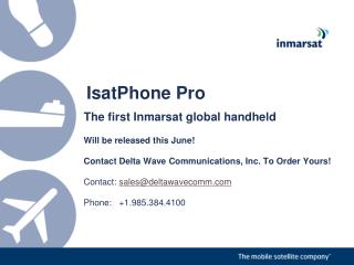 IsatPhone Pro