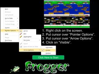 Frogger Cover Begin