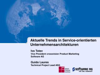 Aktuelle Trends in Service-orientierten Unternehmensarchitekturen