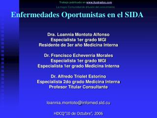 Enfermedades Oportunistas en el SIDA