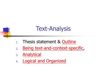 Text-Analysis