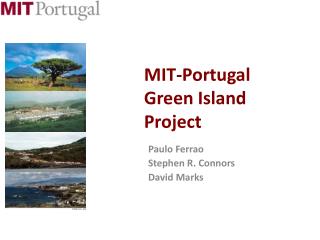 MIT-Portugal Green Island Project