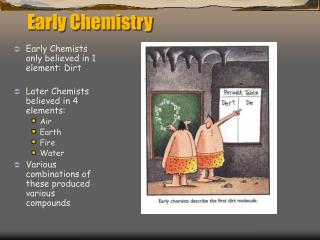 Early Chemistry