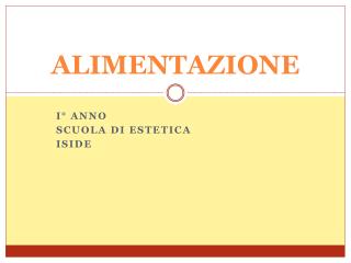 ALIMENTAZIONE