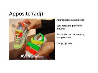 Apposite (adj)