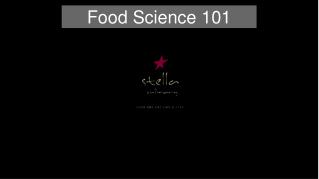 Food Science 101