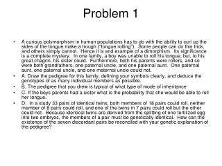 Problem 1
