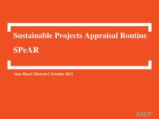 Sustainable Projects Appraisal Routine SPeAR