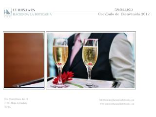 Selección Cocktails de Bienvenida 2012