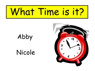 What Time is it?