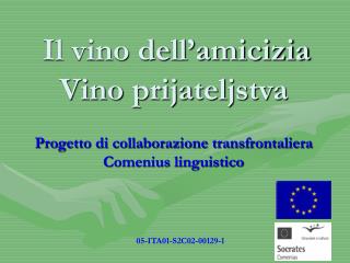 Progetto di collaborazione transfrontaliera Comenius linguistico