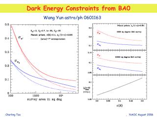 Dark Energy Constraints from BA0