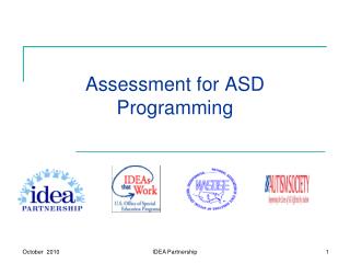 Assessment for ASD Programming