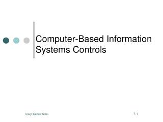 Computer-Based Information Systems Controls