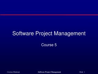 Software Project Management