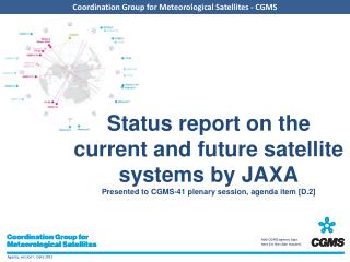 Overview - Planning of JAXA satellite systems