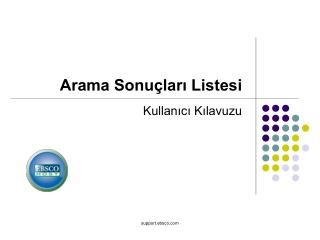 Arama Sonuçları Listesi