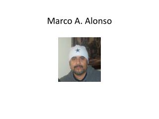 Marco A. Alonso