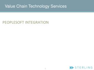 PEOPLESOFT INTEGRATION