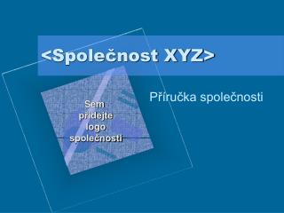 &lt;Společnost XYZ&gt;