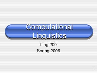 computational linguistics phd