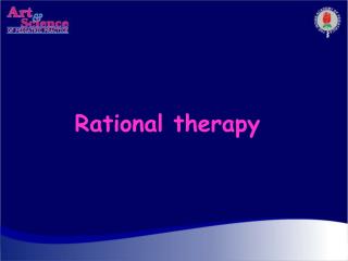 Rational therapy