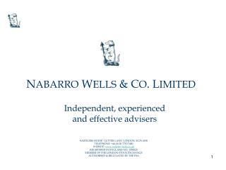 Independent, experienced and effective advisers