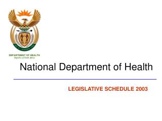 National Department of Health