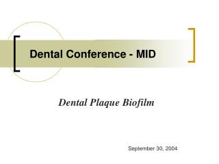 Dental Conference - MID