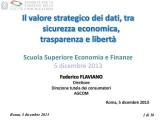 Il valore strategico dei dati, tra sicurezza economica, trasparenza e libertà