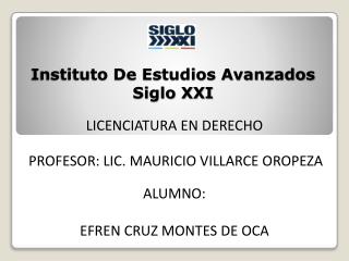 Instituto De Estudios Avanzados Siglo XXI